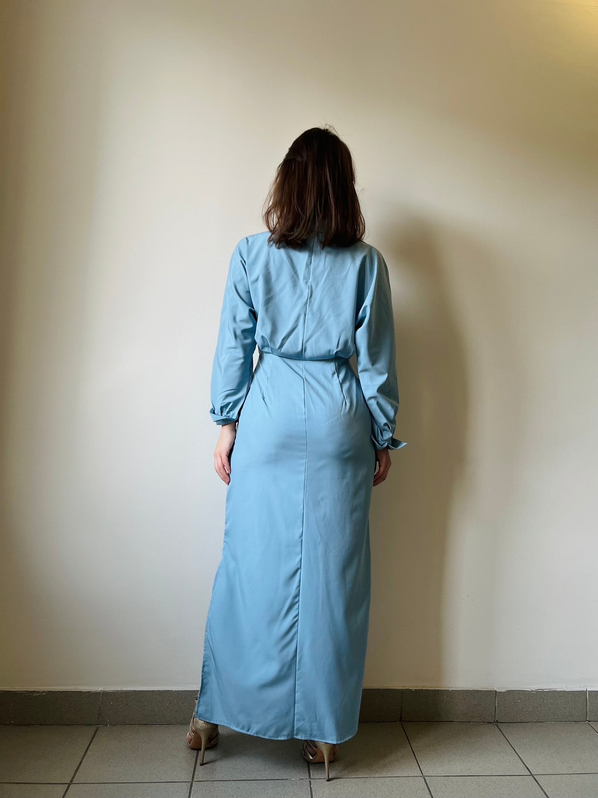 Levoire | Napper Opp Manches Longues V-Cou Maxi Robe
