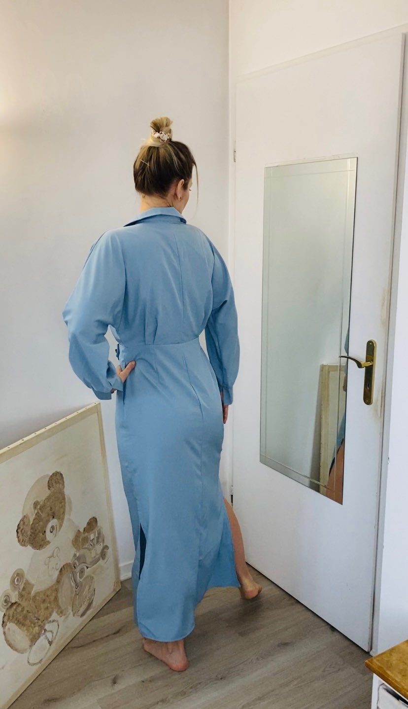 Levoire | Napper Opp Manches Longues V-Cou Maxi Robe