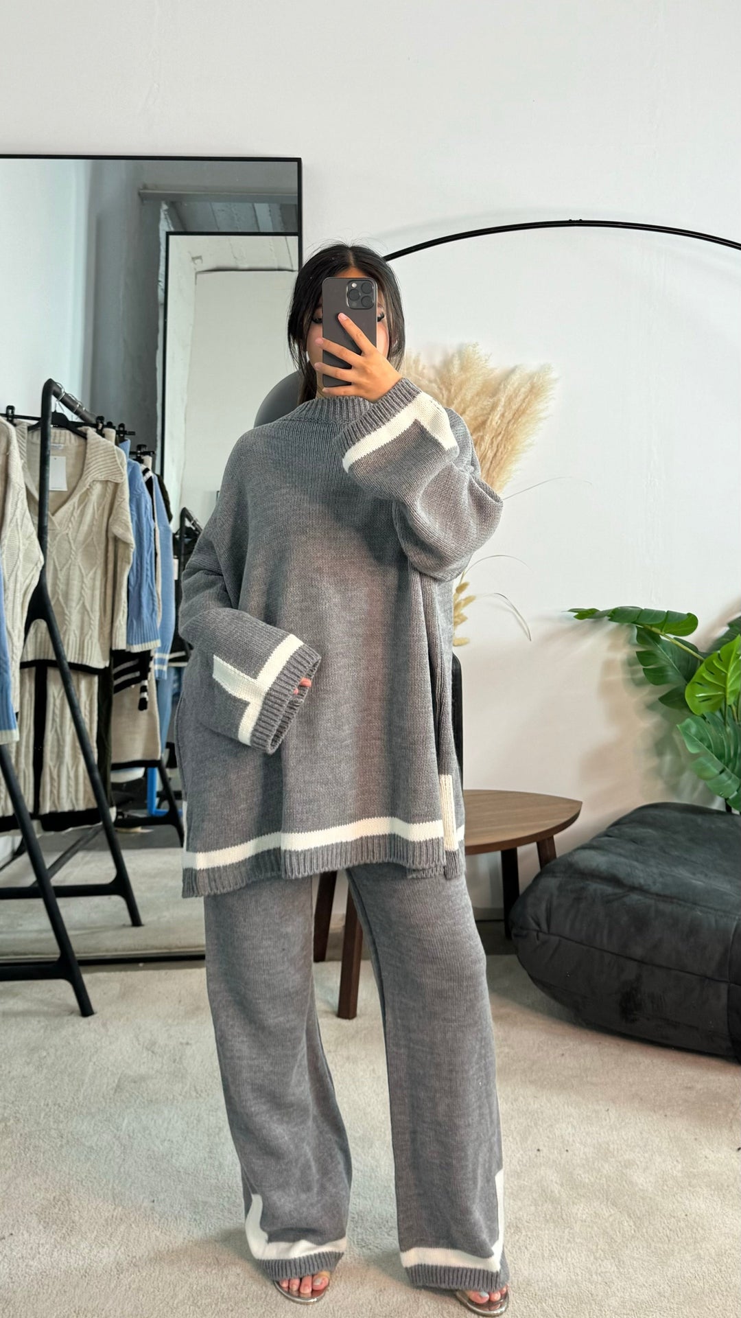 Levoire | Ensemble Lounge Helma Contrast Gris Une taille
