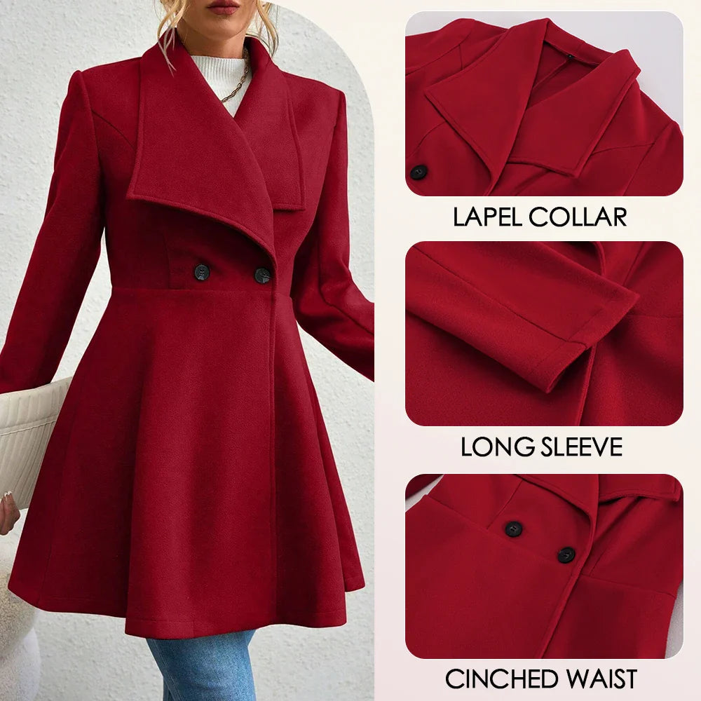 Levoire | Manteau D'Hiver Élégant À Manches Longues