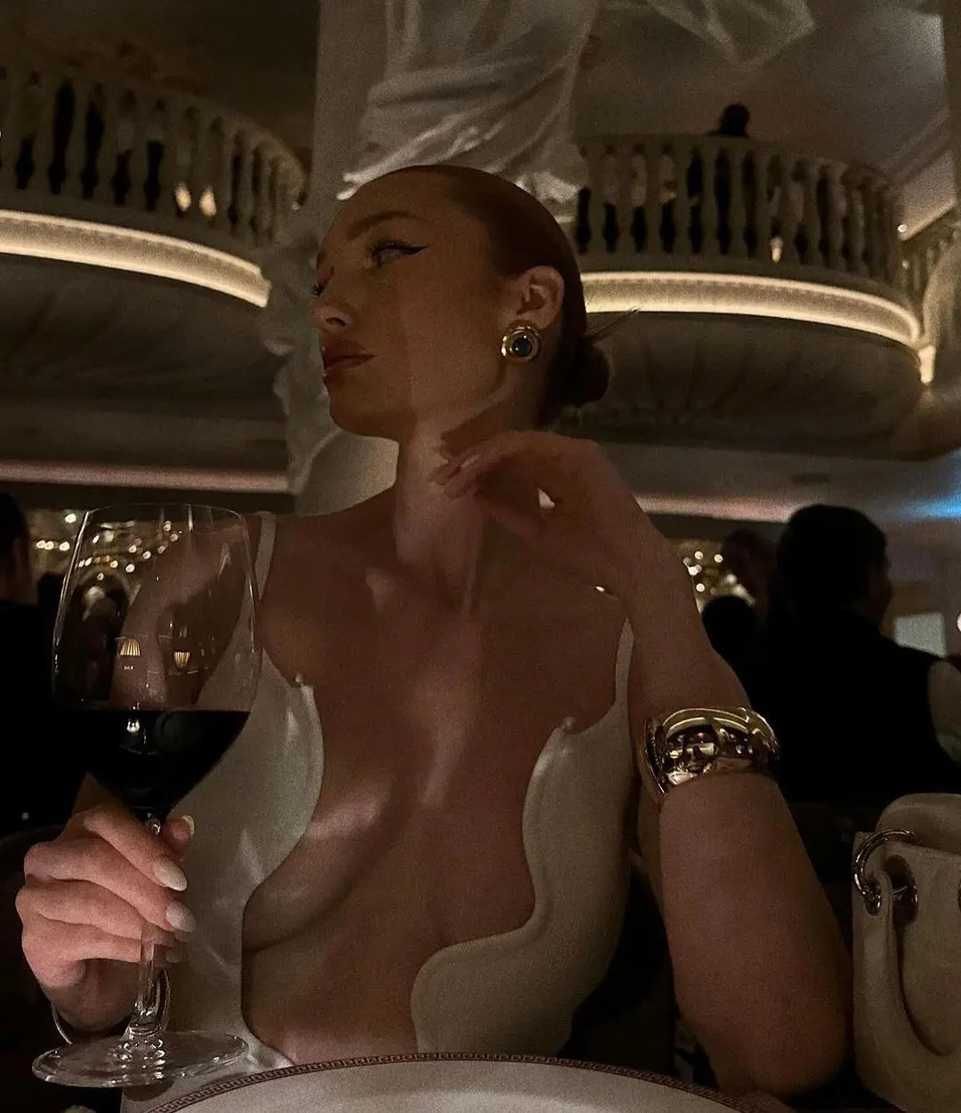 Levoire | Ouvert Robe Maxi À Col V Sans Manches