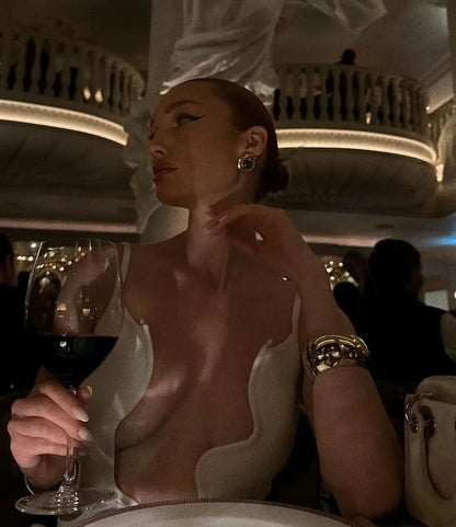 Levoire | Ouvert Robe Maxi À Col V Sans Manches