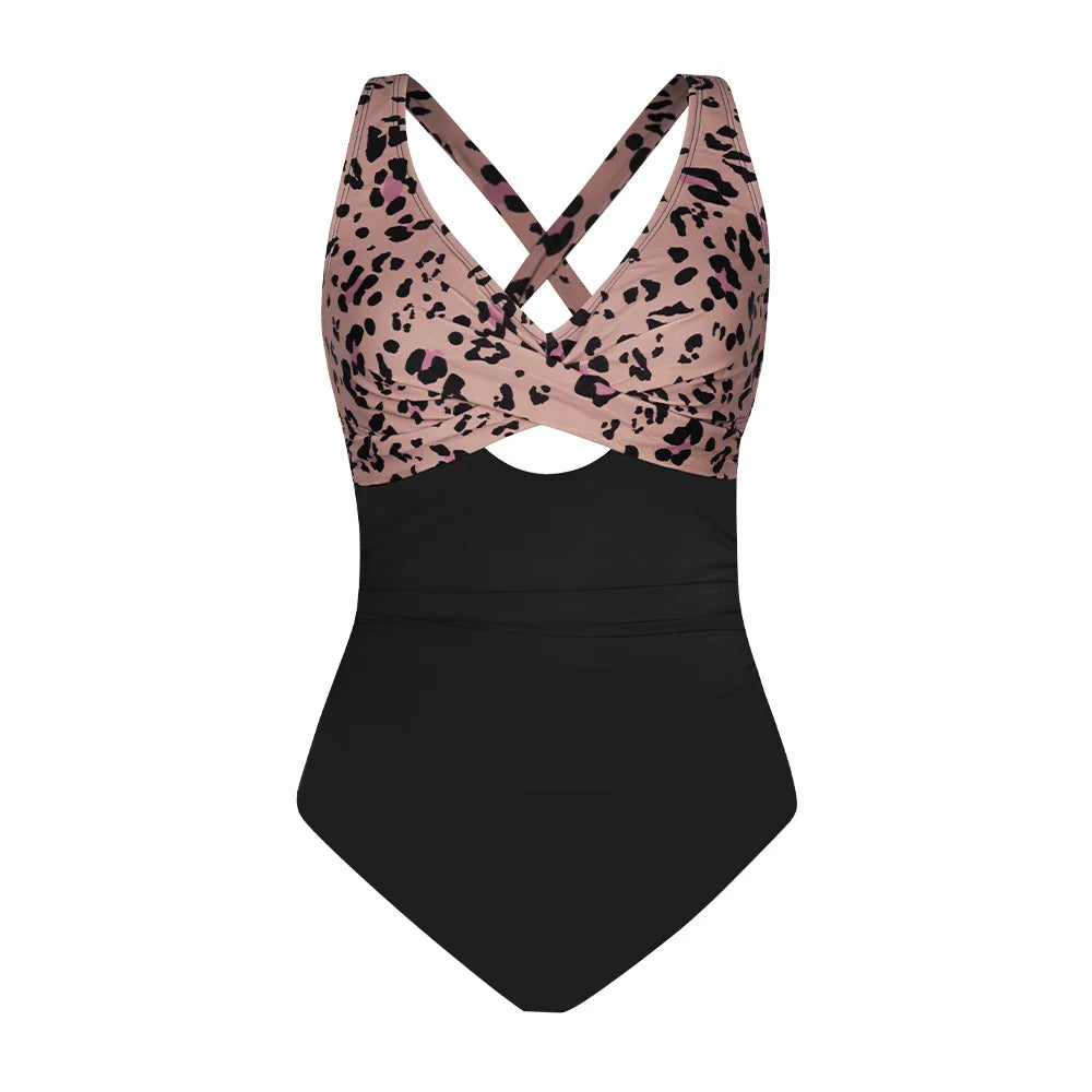 Levoire | Maillot De Bain Une Pièce Avec Motif Panthère Noir