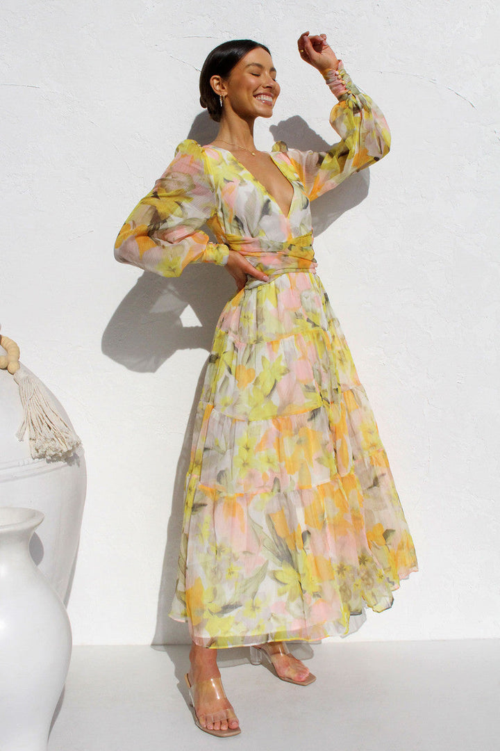 Levoire | Robe À Enrouler Avec Motif Floral Pour Femmes