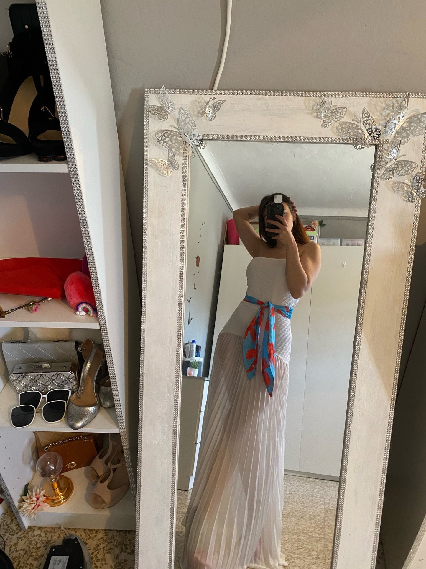 Levoire | Sans Manches Robe Maxi Plissée