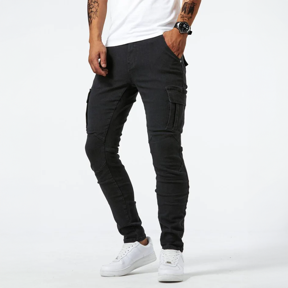 Levoire | Pantalons Cargo Noir