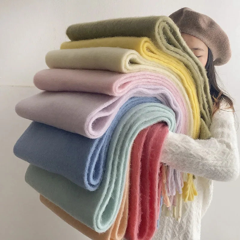 Levoire | Écharpe De Luxe En Cachemire Pour Femme Avec Franges