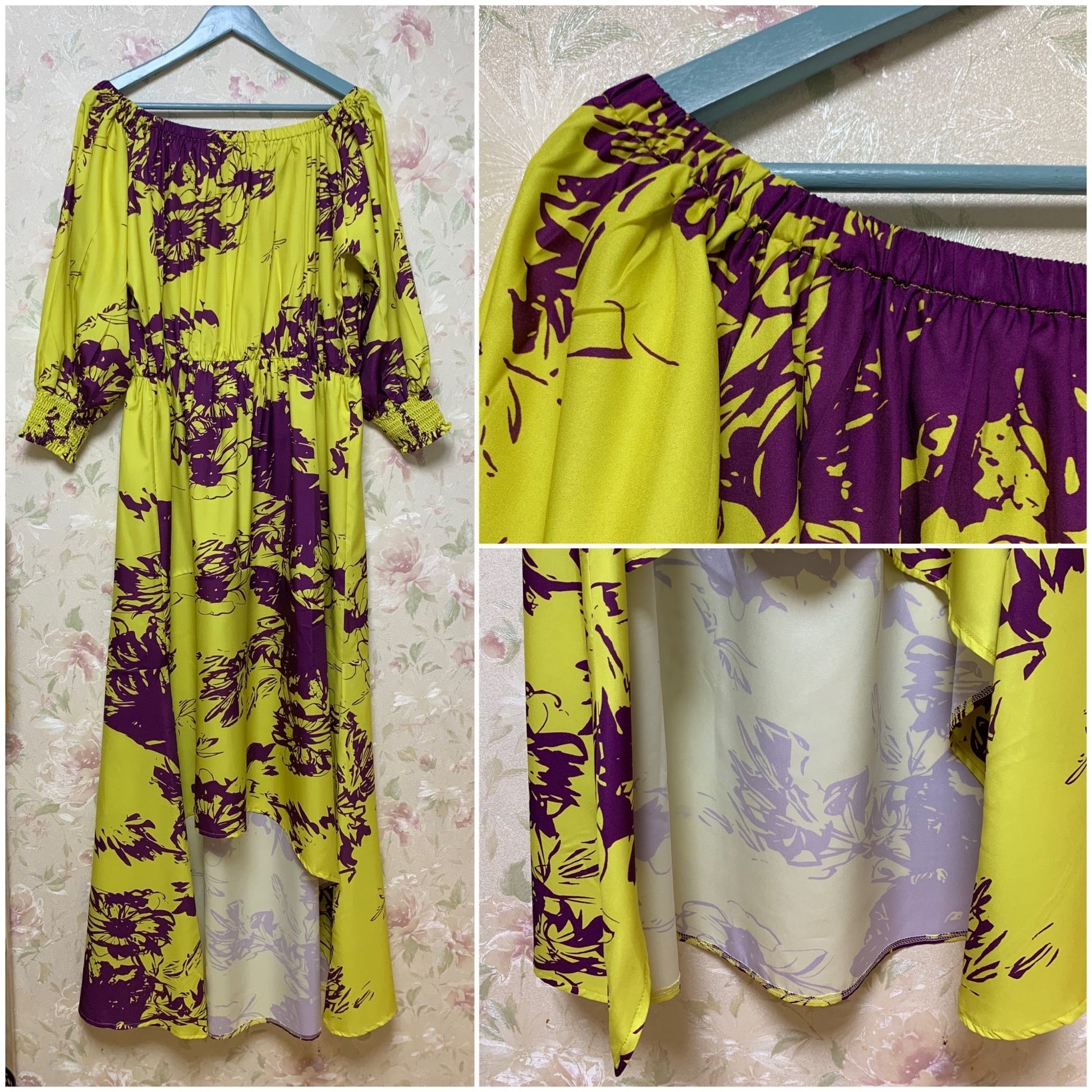 Levoire | Robe Maxi À Manches Longues Dénudées