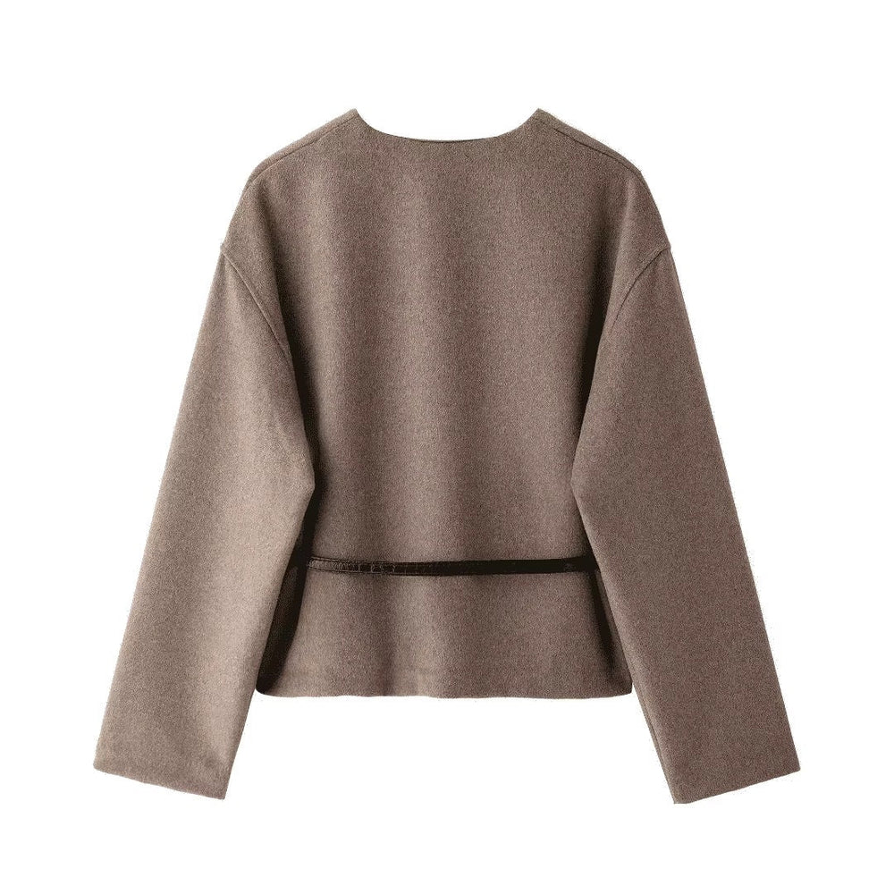 Levoire | Veste Élégante Pour Femmes À Nouer Avec Ceinture