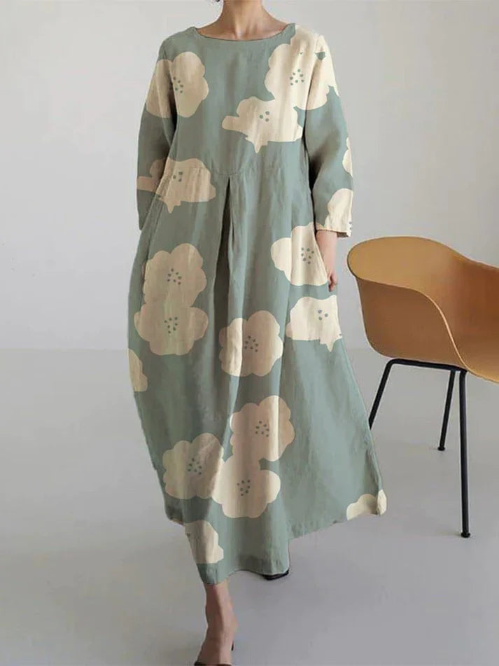 Levoire | Lörpö robe à encolure ronde Vert