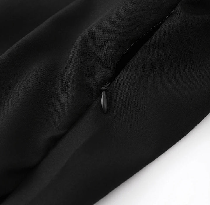 Levoire | Élégante Robe Mi-Longue À Manches Longues