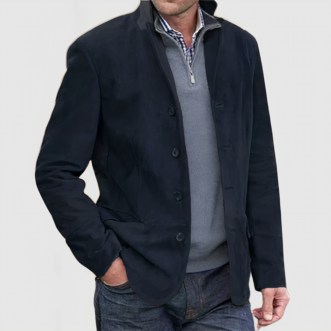 Levoire | Veste Vintage avec Design Classique et Confort Élégant pour Femmes Bleu foncé