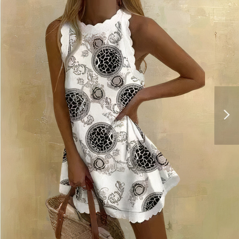 Levoire | Robe Mini Ludique Noir-Blanc