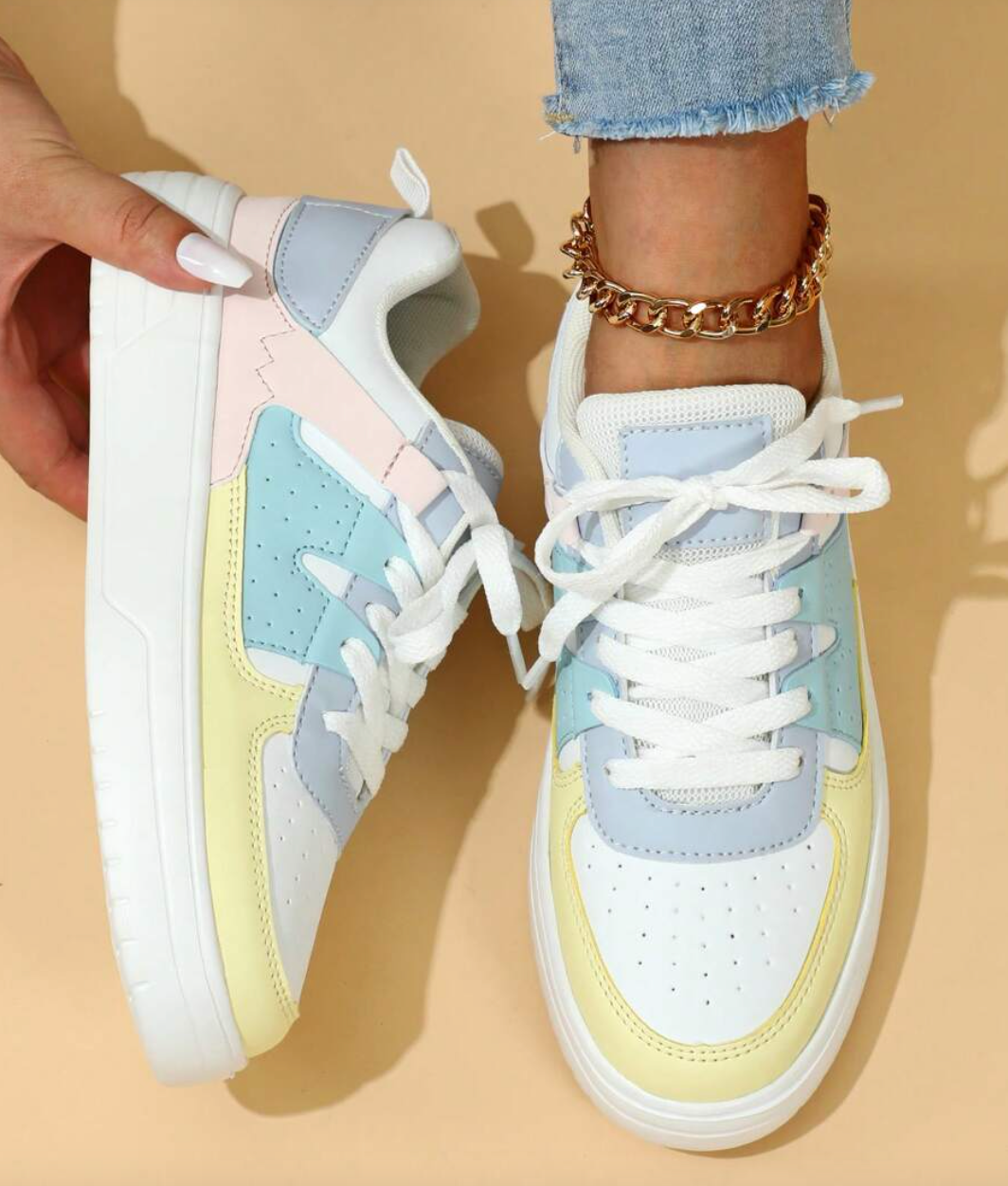 Levoire | Baskets Multicolores Pour Femmes Arc-en-ciel
