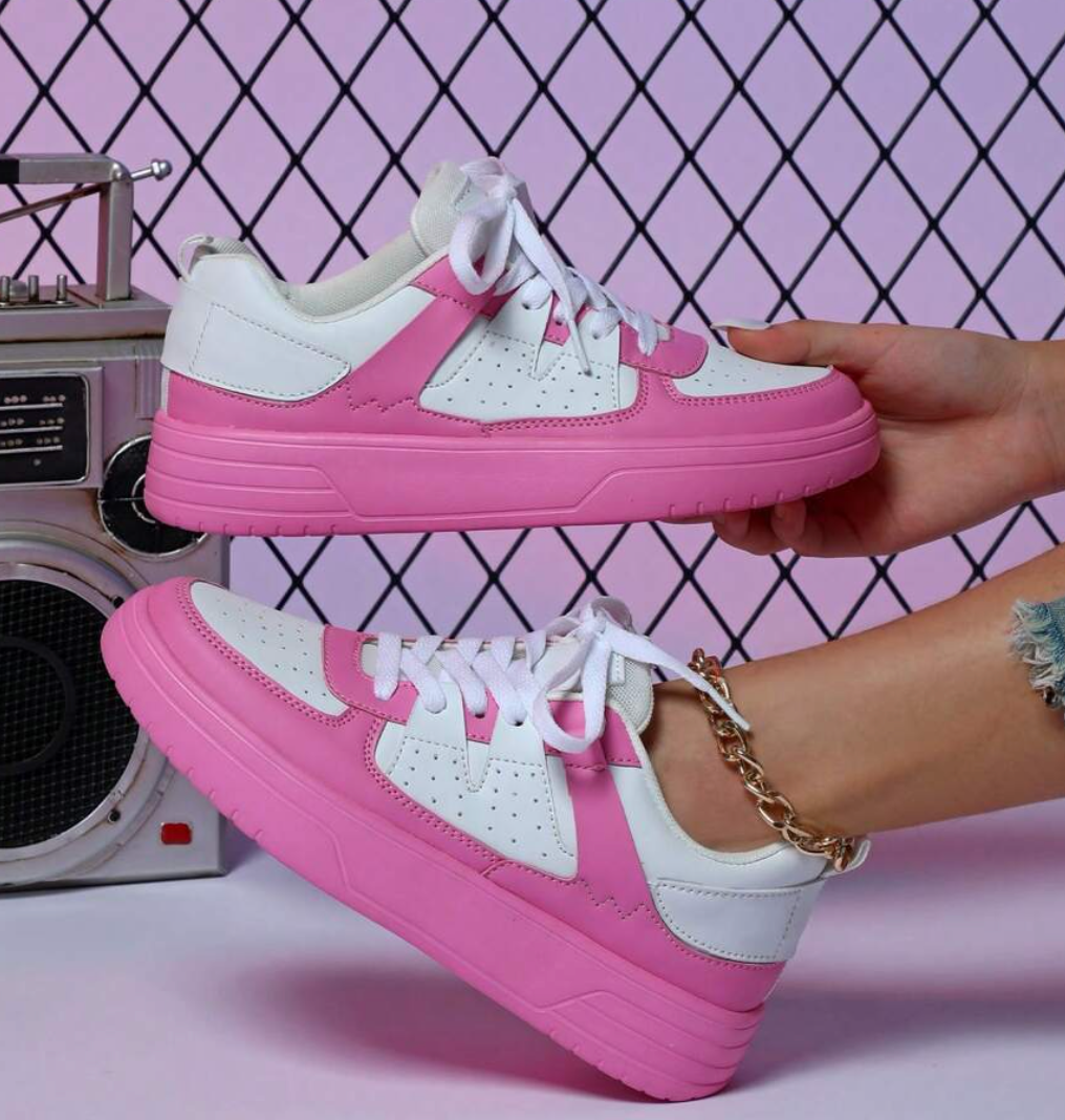 Levoire | Baskets Multicolores Pour Femmes Rosa