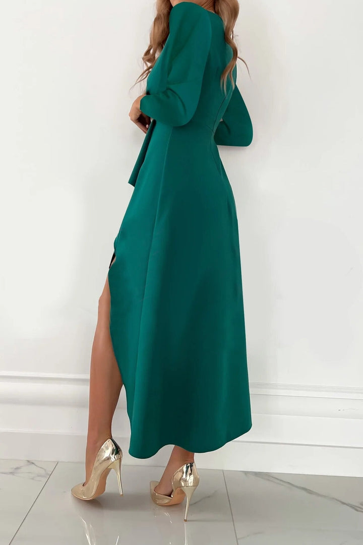 Levoire | Robe Enveloppante Élégante Avec Manches Longues Pour Femmes
