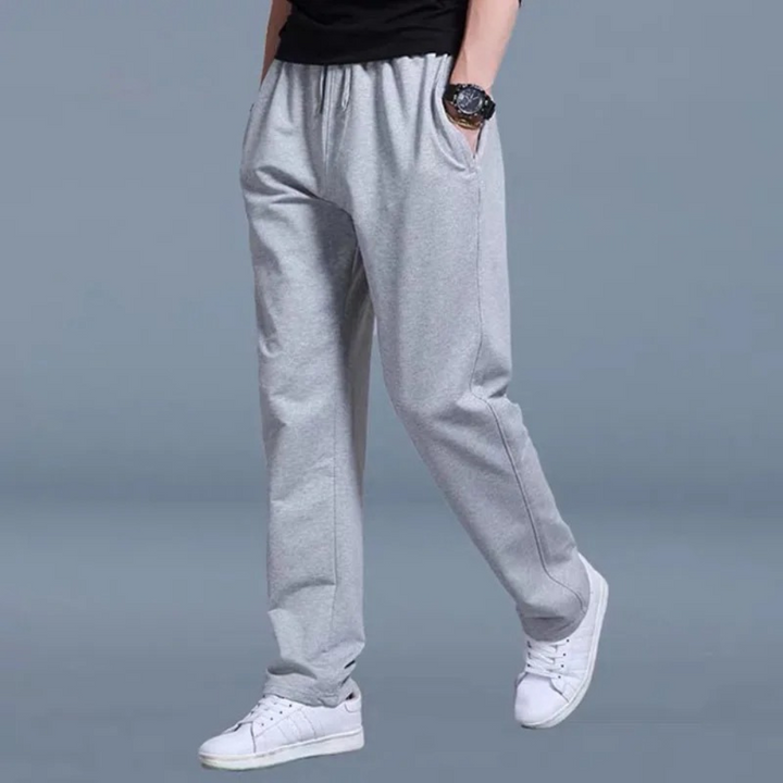 Levoire | Pantalons De Course Pour Hommes Gris clair