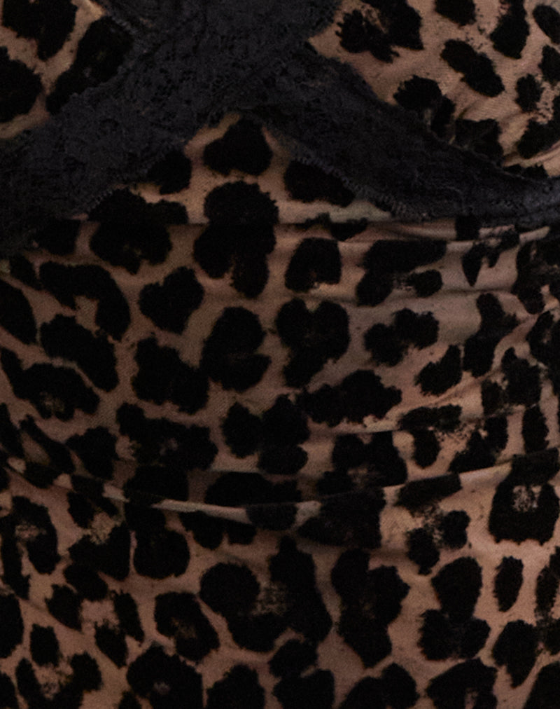 Levoire | Camisole Sensuelle À Motifs Léopard