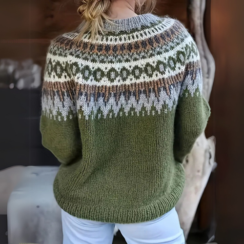 Levoire | Pull Doux Avec Motif D'Impression Créatif