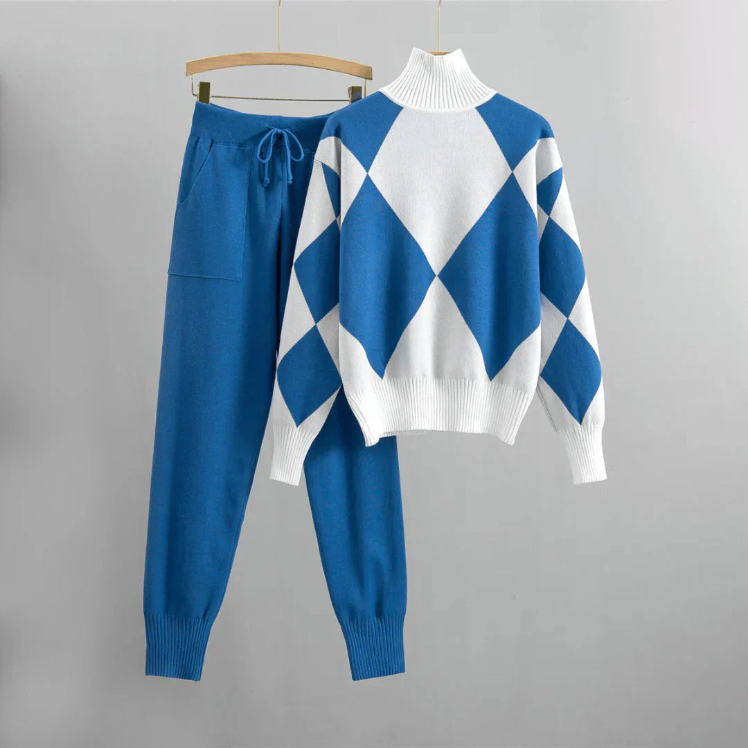 Levoire | Élégant Costume Pour Femmes Bleu