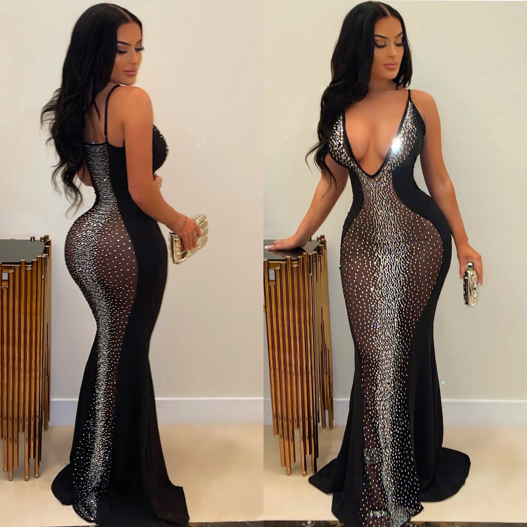 Levoire | Robe De Soirée En Cristal Scintillant