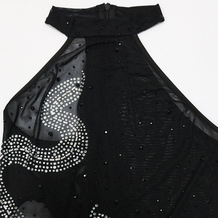Levoire | Serpent Chrysanthème Résille Haut Minimal Robe