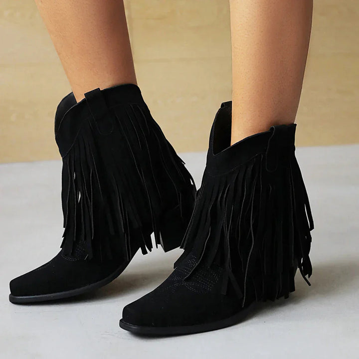 Levoire | Bottines Cowboy Avec Franges