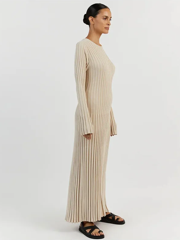 Levoire | Robe Maxi Tricotée Ajustée & Flatteuse
