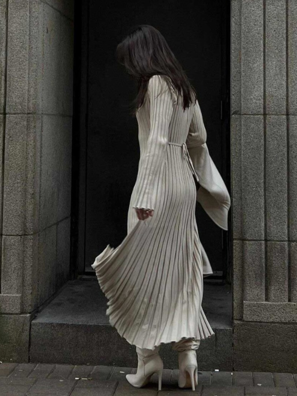 Levoire | Robe Maxi Tricotée Ajustée & Flatteuse