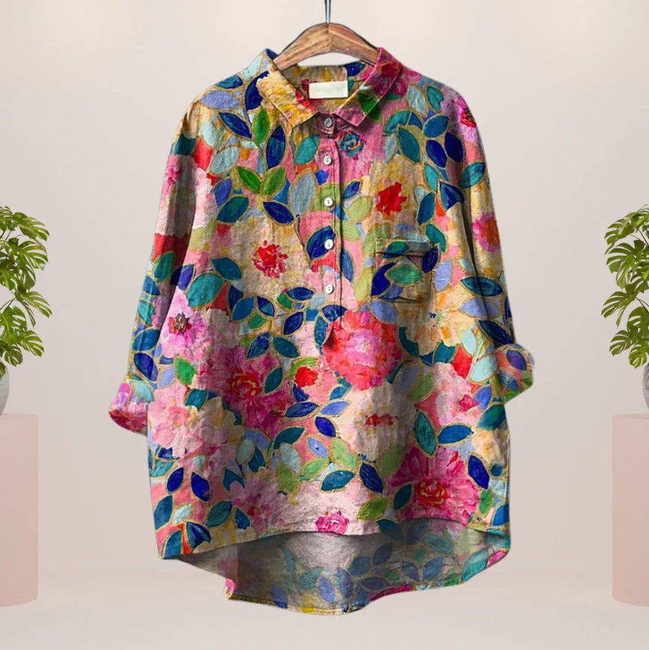 Levoire | Pull artistique Blumen Kunzt
