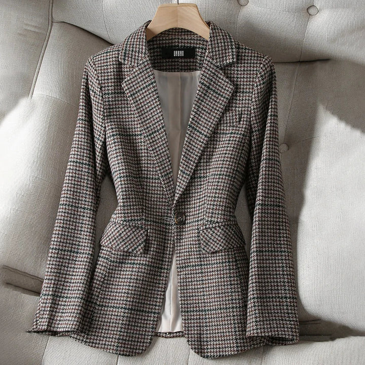 Levoire | Blazer À Carreaux Pour Femmes