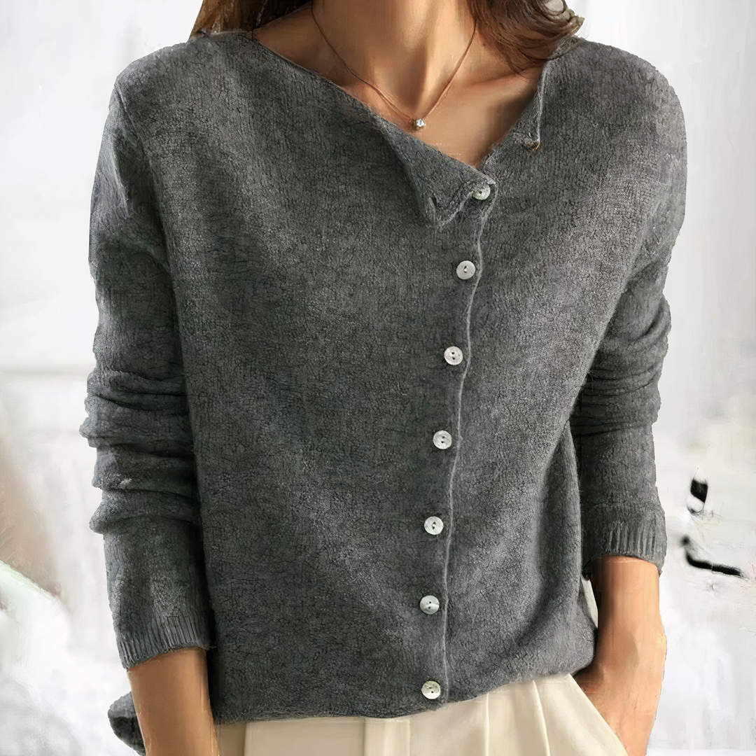 Arleth™ - Chemise femme confortable [Dernier jour de réduction] Gris