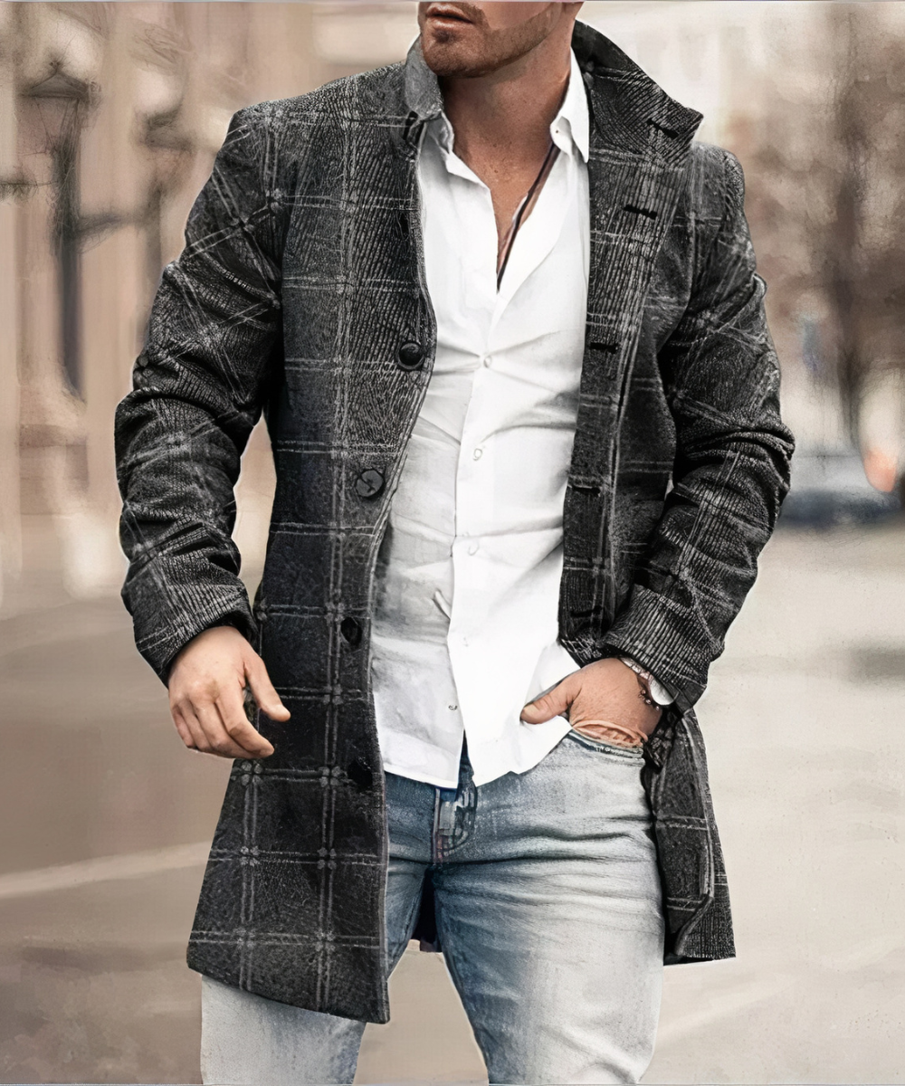 Levoire | Veste Pour Homme Intemporelle Gris foncé