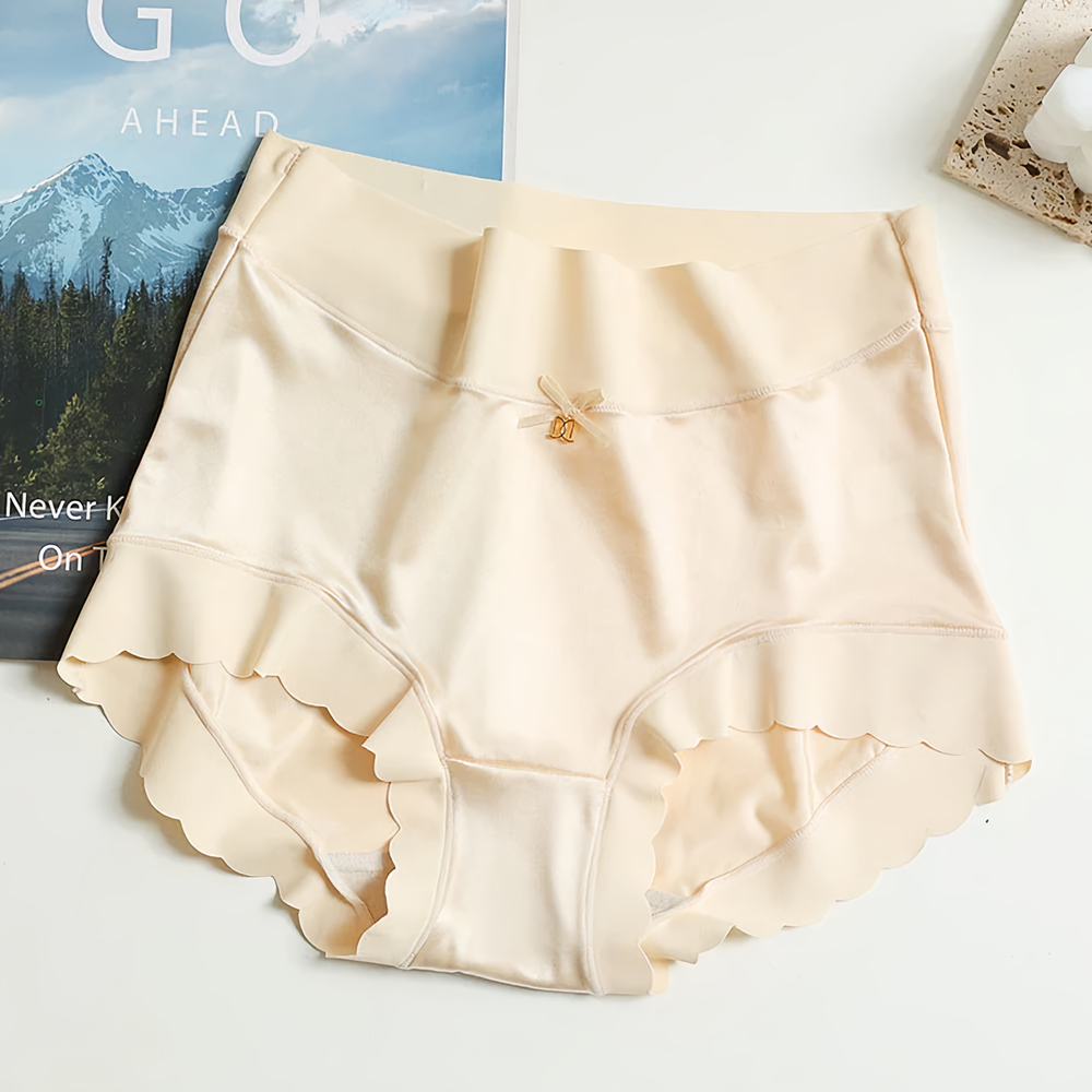 Levoire | Stuck Sous-Vêtements Satin De Soie Sans Couture Pour Femmes Beige (5 pièces)