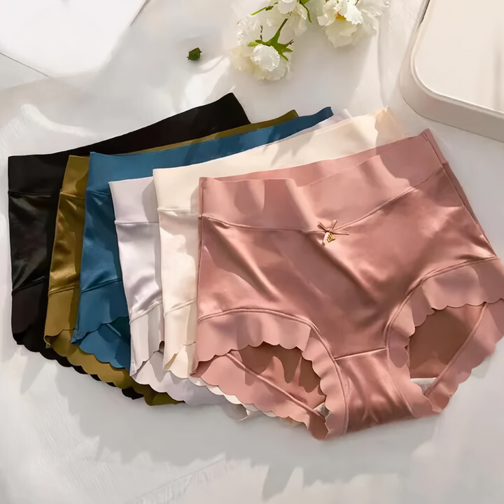 Levoire | Stuck Sous-Vêtements Satin De Soie Sans Couture Pour Femmes Trié (5 pièces)