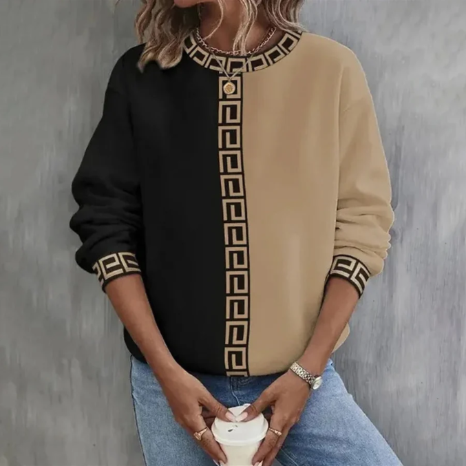 Levoire | Pull en maille luxueux Khaki