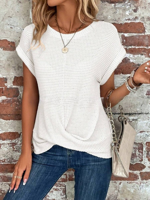 Levoire | T-Shirt De Loisirs À Manches Courtes Blanc