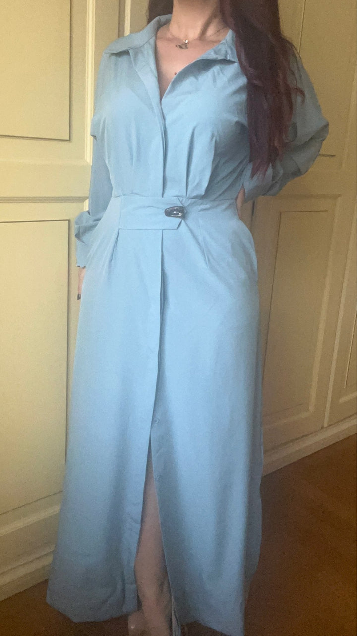 Levoire | Napper Opp Manches Longues V-Cou Maxi Robe