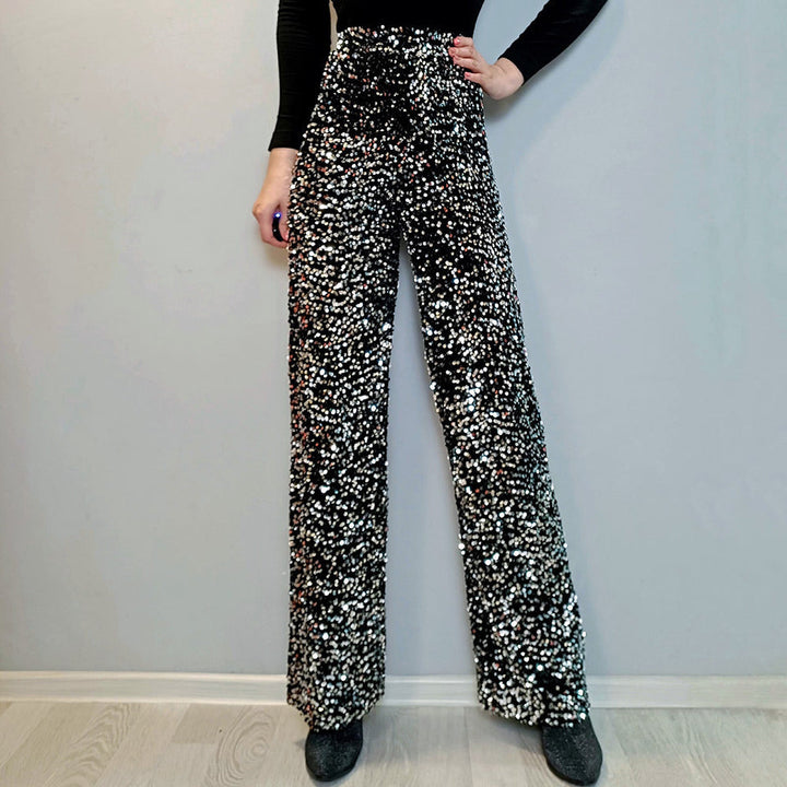 Levoire | Pantalon À Paillettes Avec Ce Pantalon, Tu Brilles Toute La Soirée !