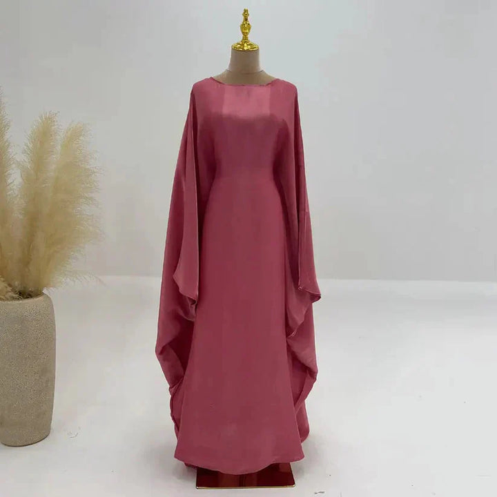 Levoire | Robe Maxi À Manches Chauve-Souris Rosa Une taille pour tous