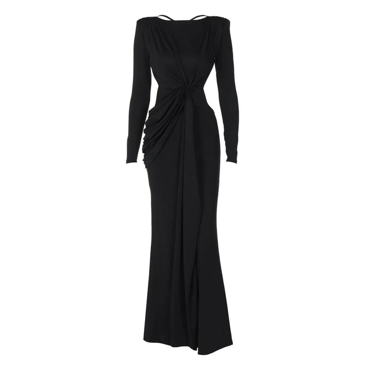 Levoire | Robe Taille Moulante à Manches Longues pour Femmes