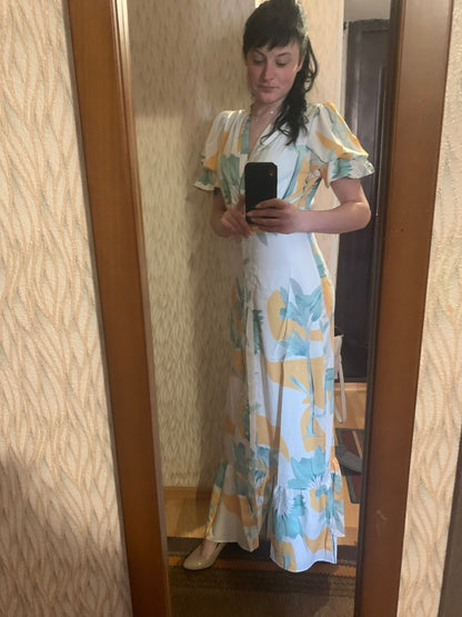 Levoire | Imprimé Court Puffermansjett Maxi Robe