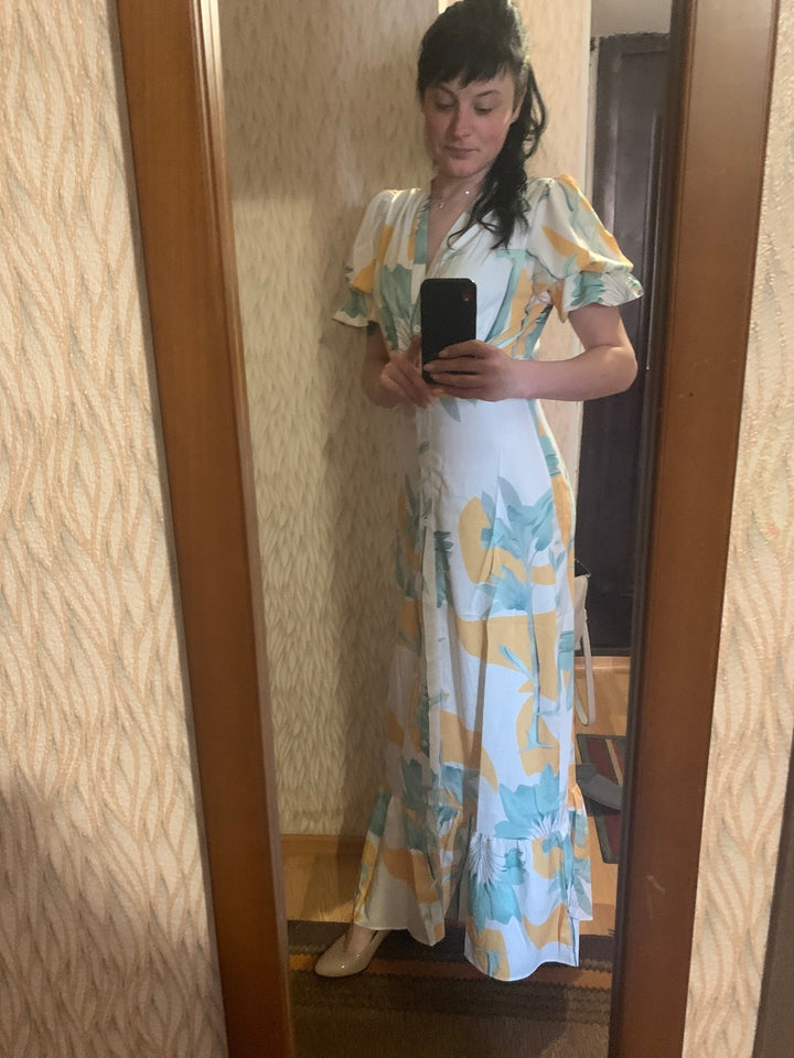 Levoire | Imprimé Court Puffermansjett Maxi Robe