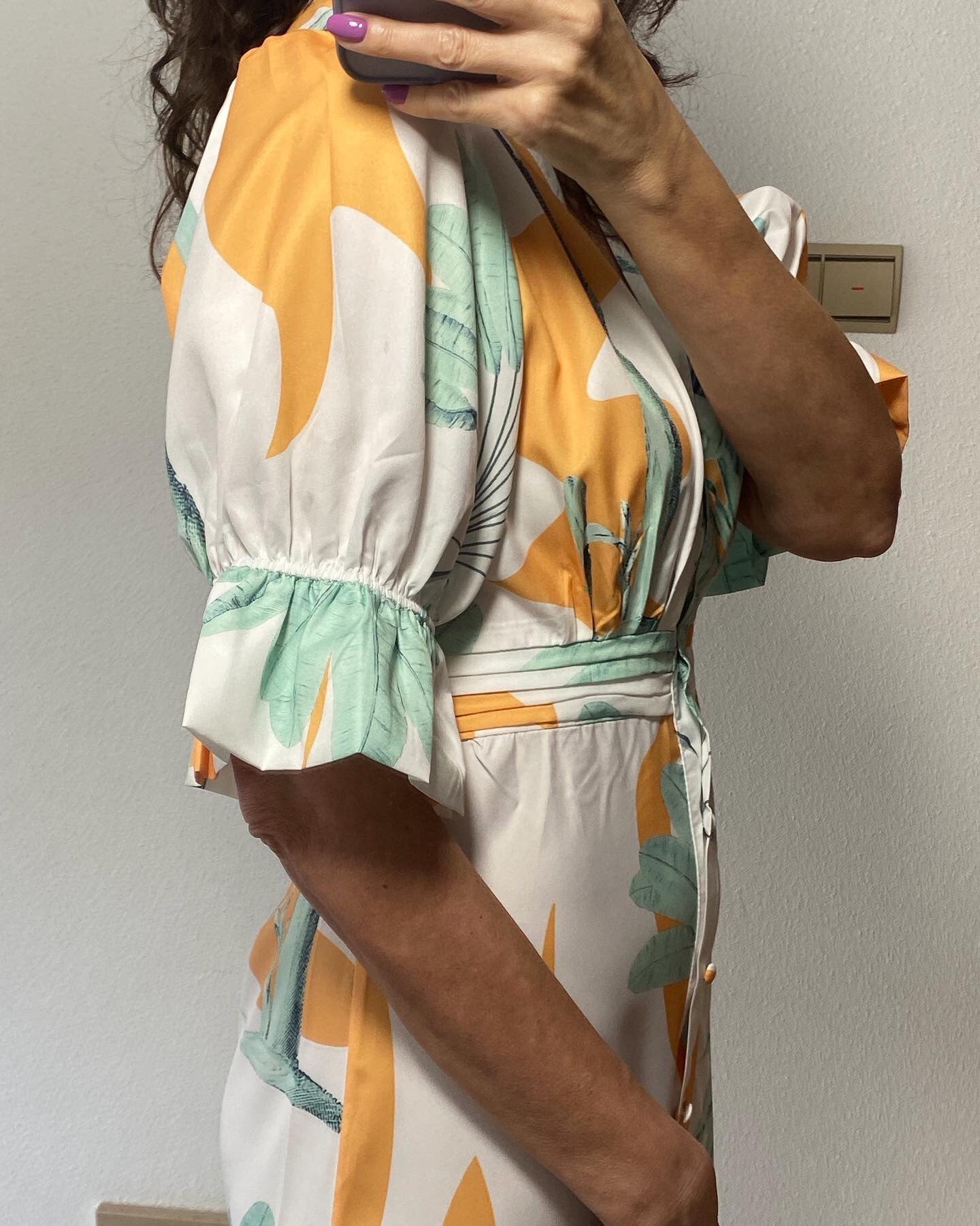 Levoire | Imprimé Court Puffermansjett Maxi Robe