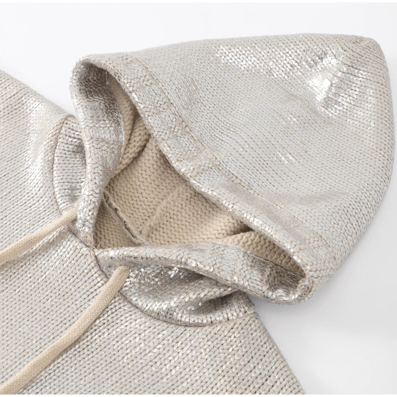Levoire | Sweatshirt En Métal Argenté