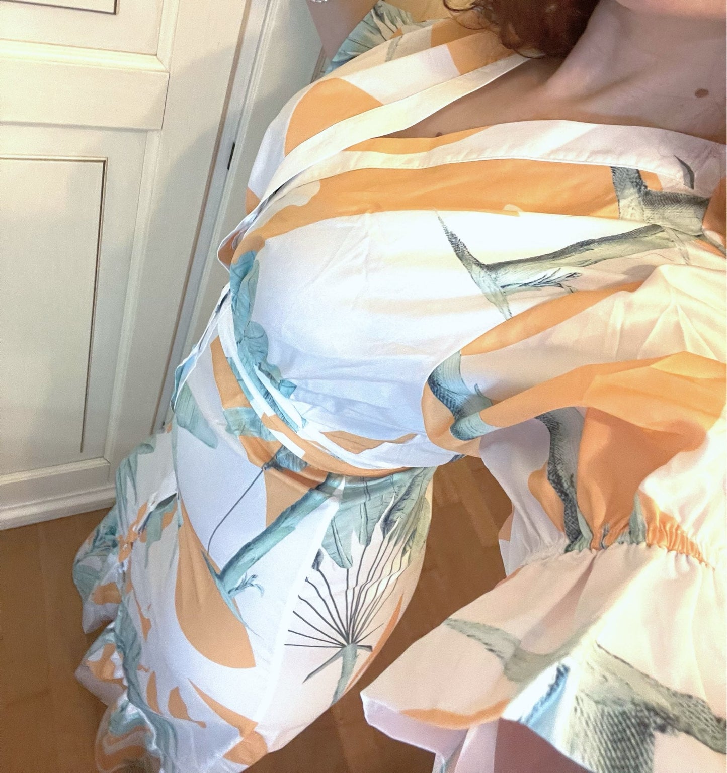 Levoire | Imprimé Court Puffermansjett Maxi Robe