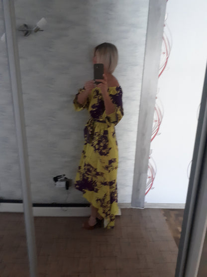 Levoire | Robe Maxi À Manches Longues Dénudées