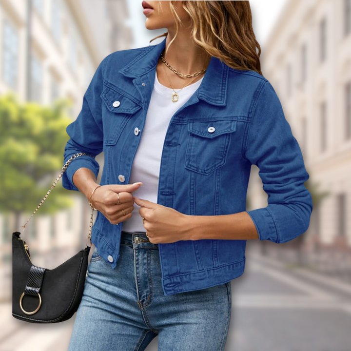 Levoire | Veste En Denim Réversible À Manches Longues Bleu