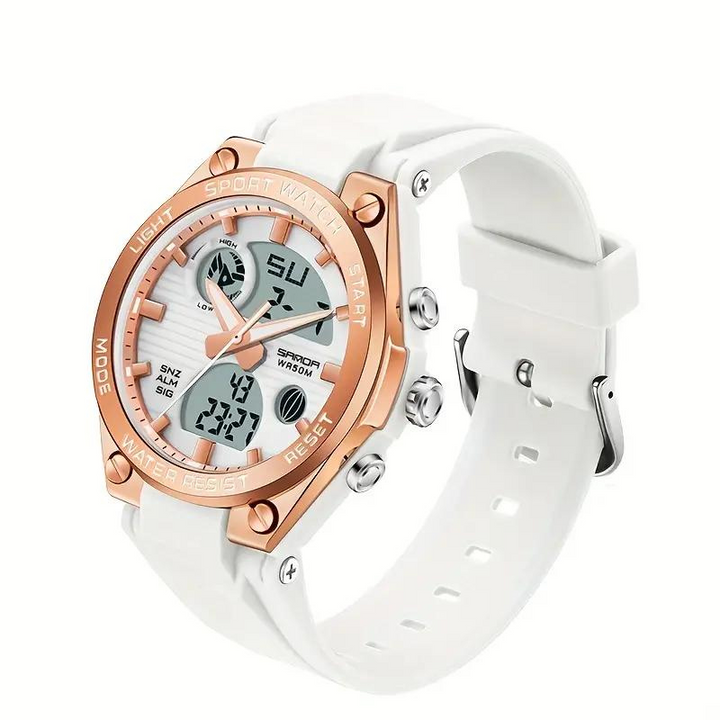 Levoire | Montre Intelligente Unisexe Tracker De Fitness Multifonctionnel Blanc