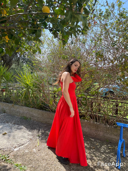 Levoire | Robe À Une Épaule À Manches Longues Avec Motif Découpé